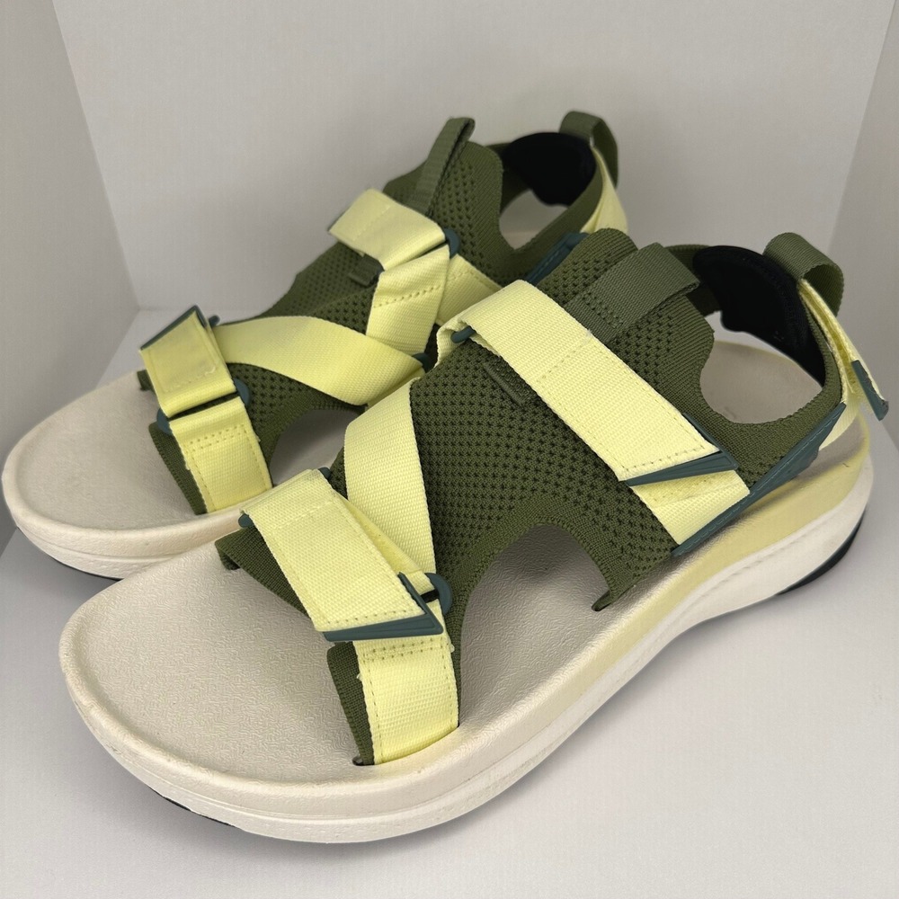 Teva Mens Aventrail Trail Running Sandal 10 Green Excellent 1156150 Gorpcore